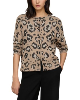 Cashmere Leopard Cardigan