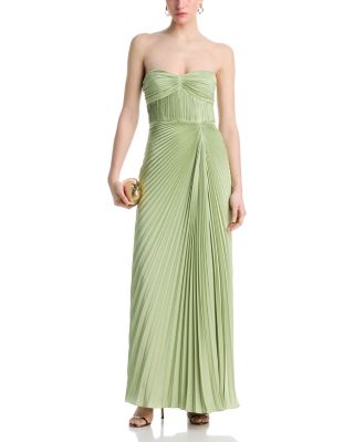 Amur Joyceanne Plisse Gown