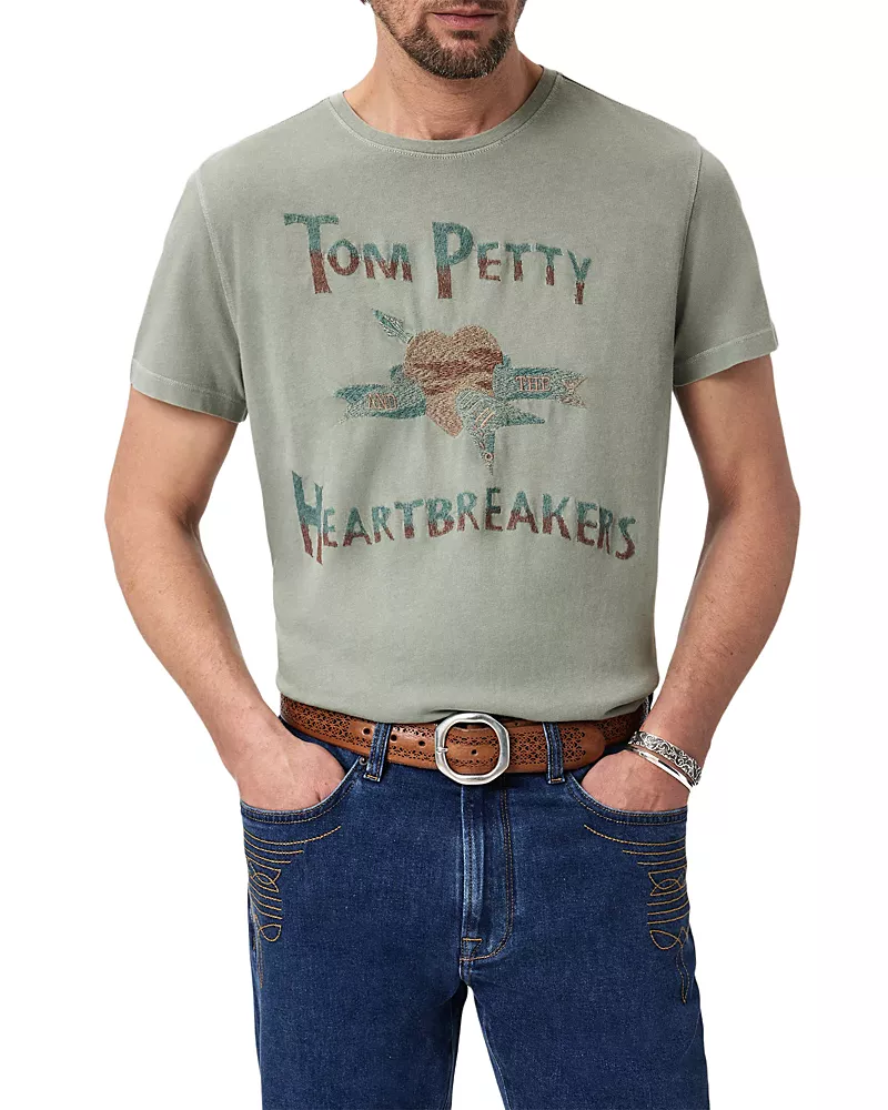 John Varvatos Tom Petty and The Heartbreakers Embroidered Tee