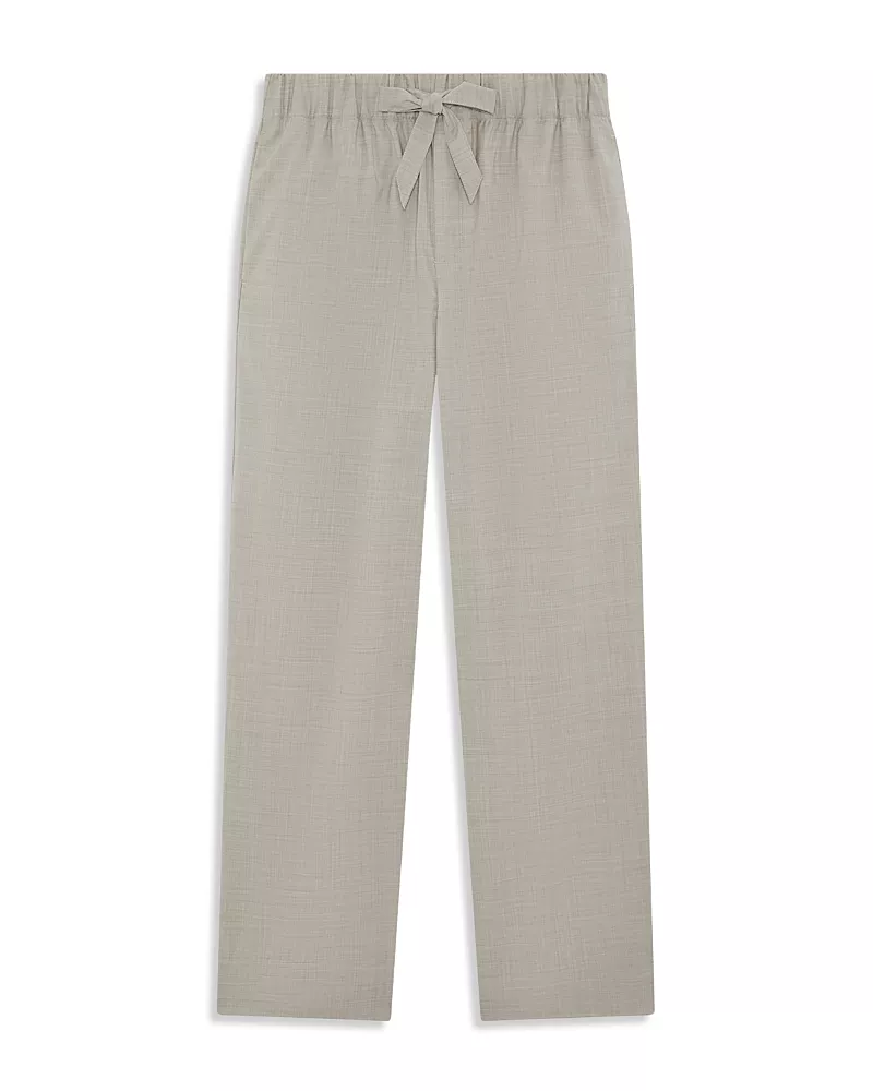 Frescobol Carioca Luan Tropical Wool Relaxed Lounge Trousers