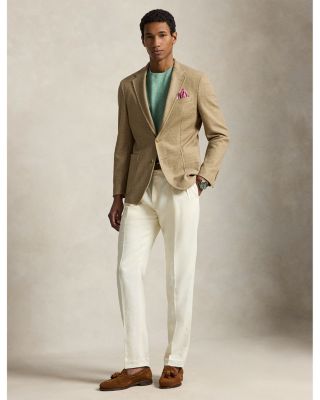 Polo Soft Tailored Fit Knit Linen Jacket
