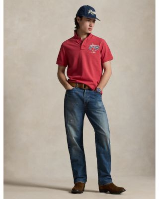 Classic Fit Tractor Appliqu&eacute;d Polo Shirt