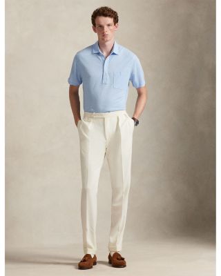 Standard Fit Linen Piqu&eacute; Polo Shirt