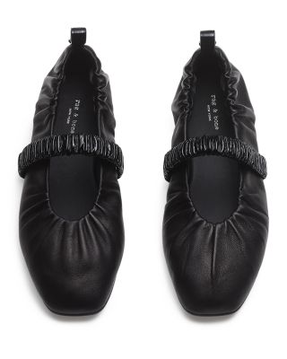 Women's Spire Ruched Mary Jane Flats