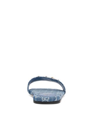 Women's Slide Sandals with Horsebit