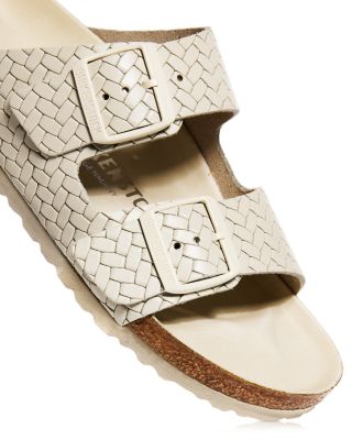 Birkenstock Women's Arizona Woven Embossed Slide Sandals