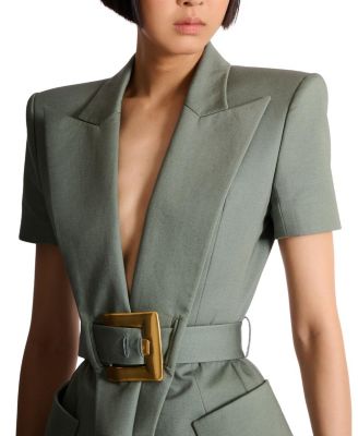  Belted Gabardine Anthem Jacket