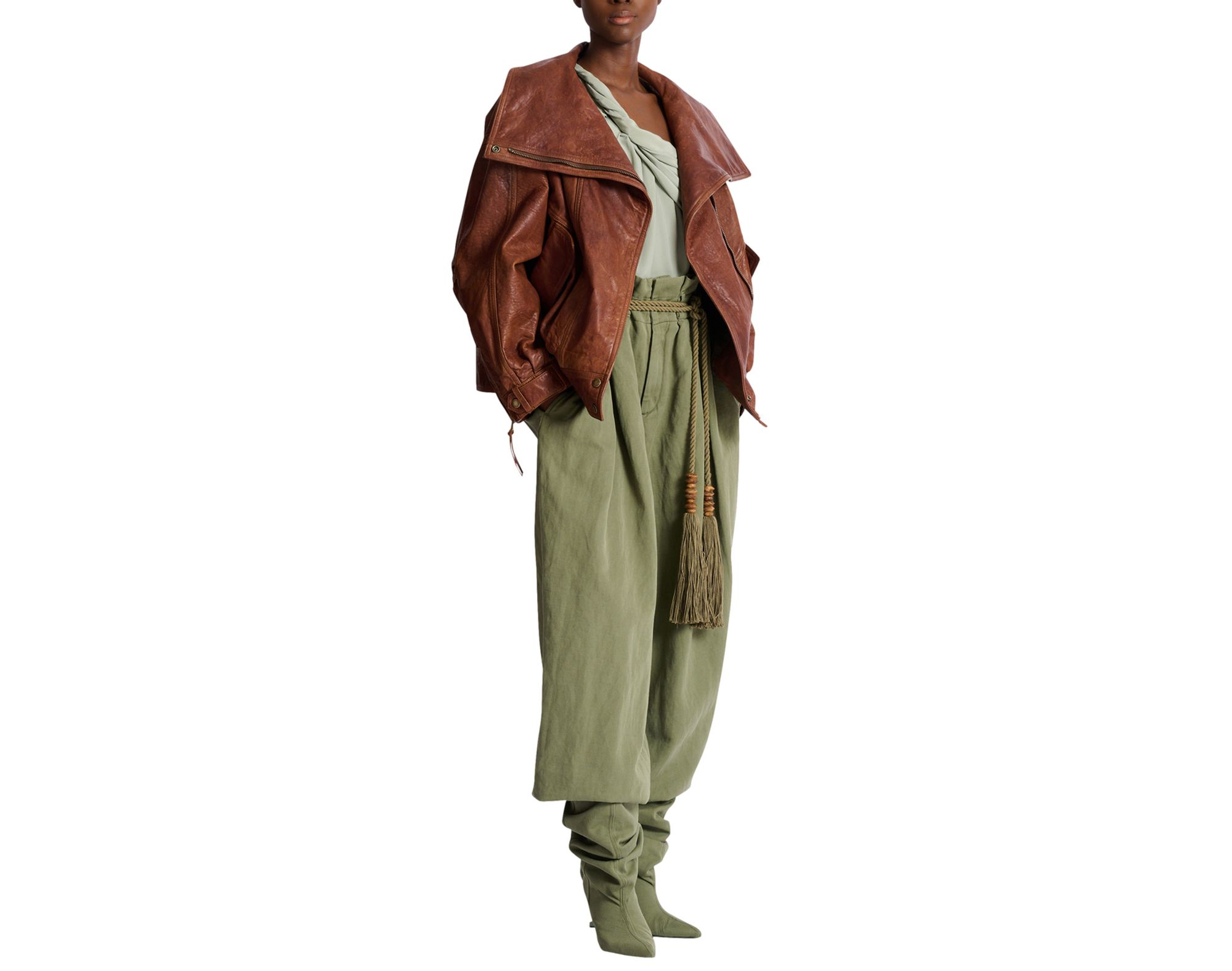 Lambskin Bomber Jacket — Image 4