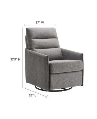 Etta Upholstered Fabric Lounge Chair