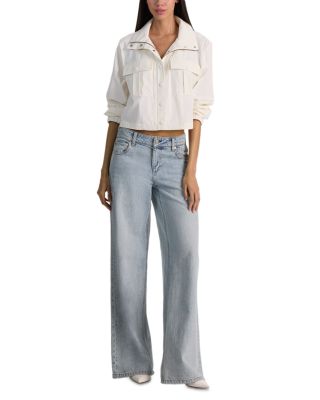 James Cropped Funnel Neck Jacket