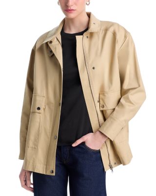 Cotton Twill Utility Jacket