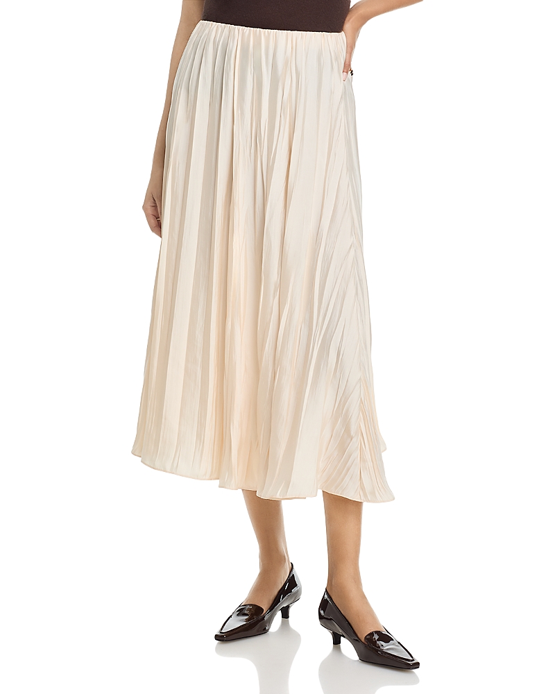 Vince Crinkle Paneled Maxi Skirt