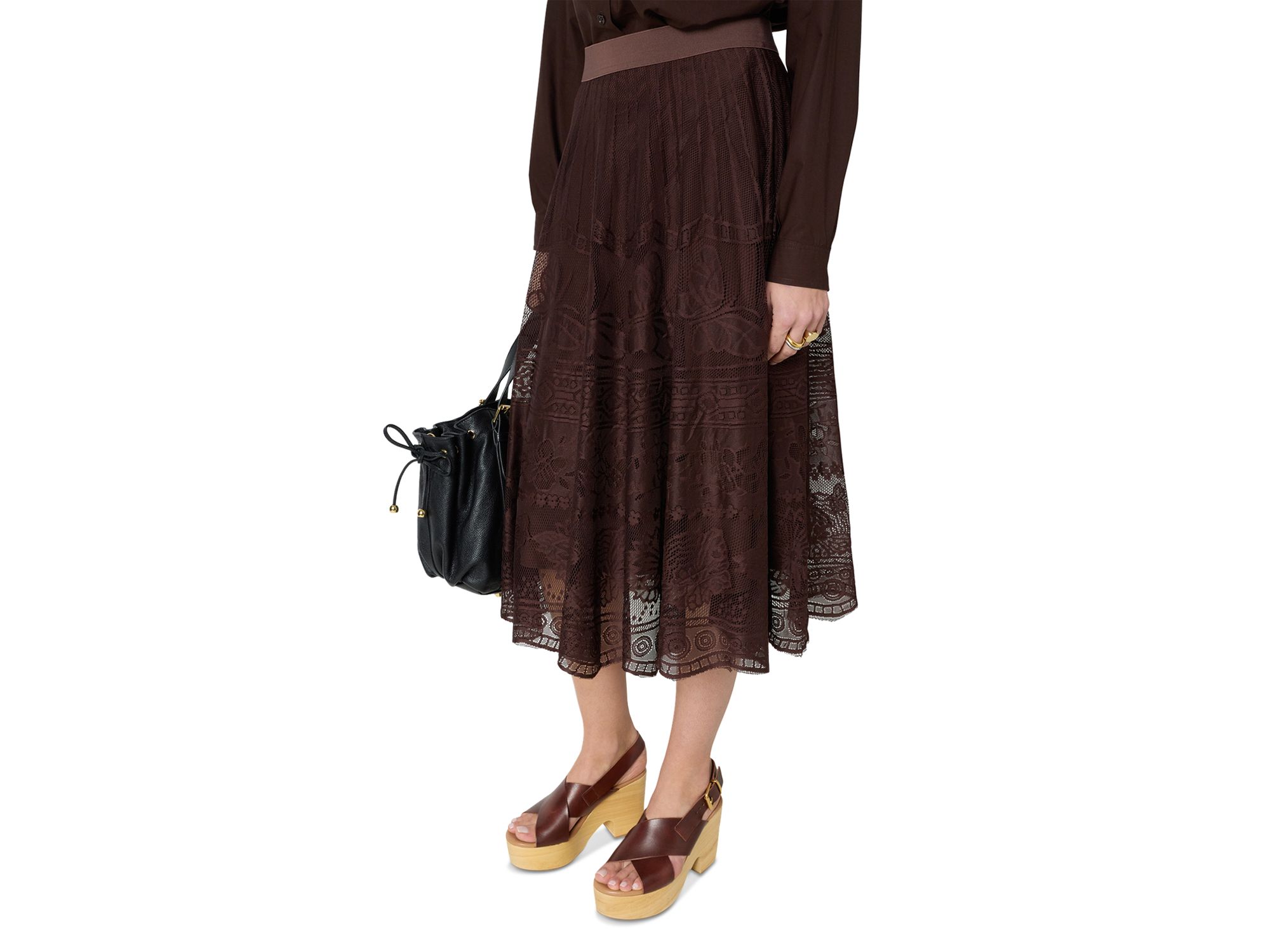Jany Lace Midi Skirt - Image 1