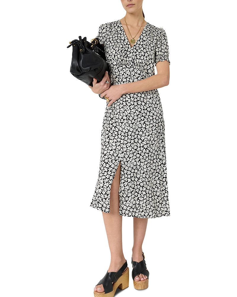Gerard Darel Rosi Front Slit Dress