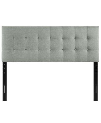 Emily Upholstered Fabric Headboard, Full