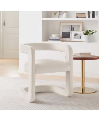 Winslow Barrel Performance Velvet Dining Chair