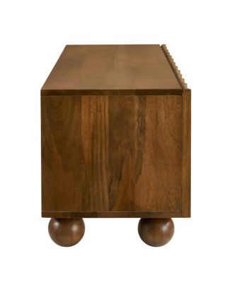 Sorren Scalloped 54" Wood TV Stand