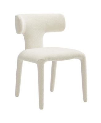 Stellan Curved Back Boucle Upholstered Dining Chair, Set of 2