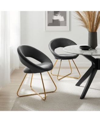 Nouvelle Performance Velvet Dining Chair, Set of 2