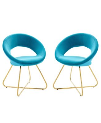 Nouvelle Performance Velvet Dining Chair, Set of 2