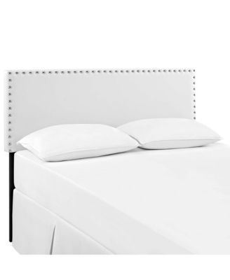 Phoebe Upholstered Vinyl Headboard, Full