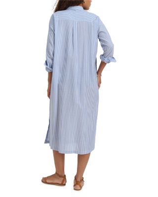 Kerry Seersucker Shirt Dress