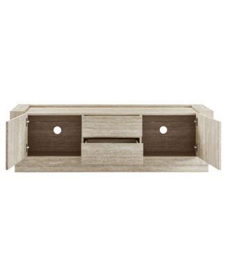 Hollis 59" Travertine TV Stand