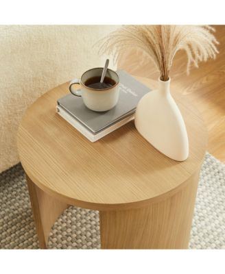 Aspect Round Wood End Table