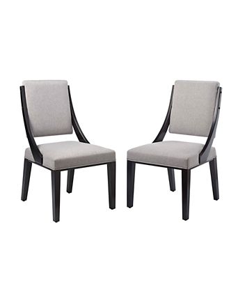 Cambridge Upholstered Fabric Dining Chairs, Set of 2