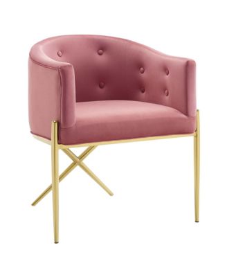 Savour Performance Velvet Accent Dining Armchair, Set of 2