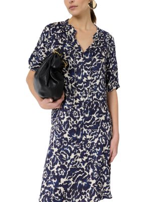 Raliah Split Neck Dress