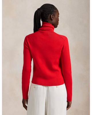 Cotton Blend Turtleneck