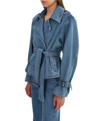 Denim Trench Jacket