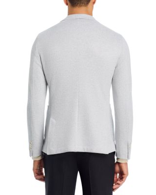 Hanry Jersey Herringbone Slim Fit Unstructured Sport Coat