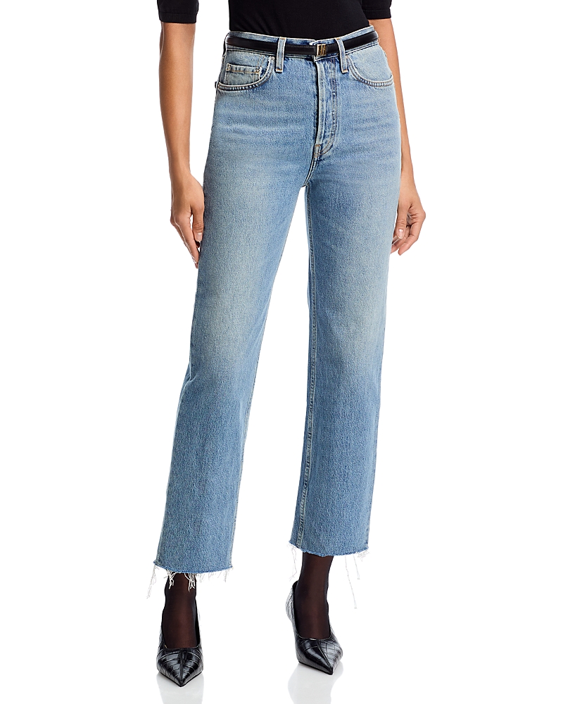 Toteme Cropped Jeans in Vintage Wash