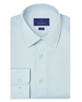 Trim Fit Micro Dobby Dress Shirt