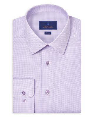 Trim Fit Micro Dobby Dress Shirt