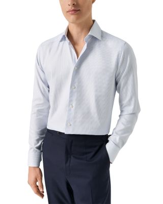 Textured Twill Dress Shirt