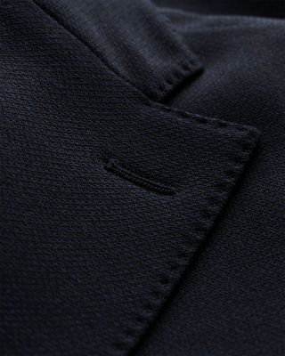 Soft Wool Knit Suit Jacket