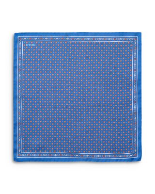 Floral Silk Twill Pocket Square