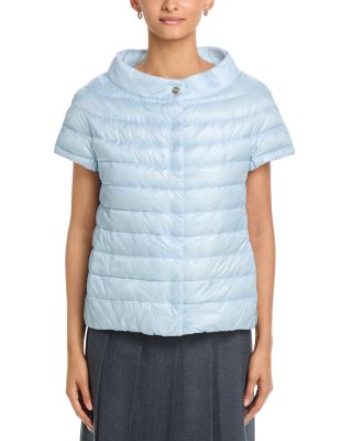 Iconico Greta Cap Sleeve Puffer Coat