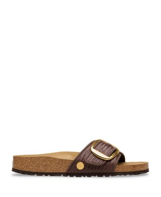 Women's Madrid Big Buckle Raffia Sandals - Exclusive