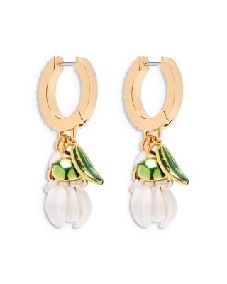 The Rooted Daisy Hoop Earrings