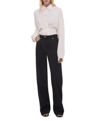 Relaxed Bootcut Gab Pants