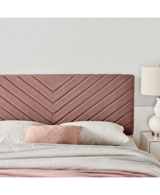 Modway Alyson Angular Channel Tufted Performance Velvet Headboard, Full/Queen