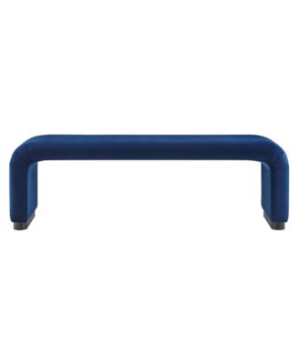 Koda Performance Velvet Waterfall Long Bench