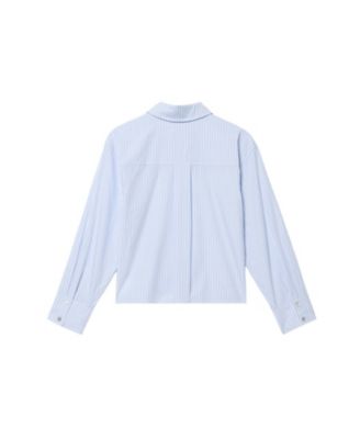  Women's Stripe Embroidered Shirt