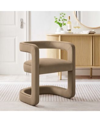  Winslow Performance Velvet Barrel Accent Chair