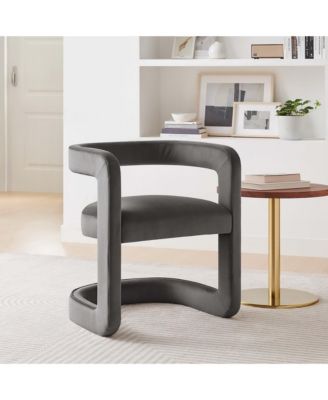  Winslow Performance Velvet Barrel Accent Chair