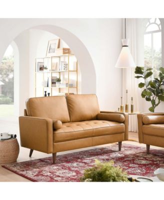 Valour Leather Loveseat